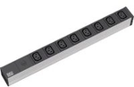 BACHMANN 48,30cm (19) Steckdosenleiste, 8-fach ohne Stecker (333.408)