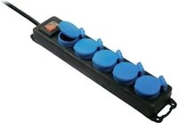 AS SCHWABE 5fach-Steckdosenleiste 4,5m IP44 (38605)