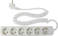 as - Schwabe 11461 Steckdosenleiste ohne Schalter Wei&szlig; Schutzkontakt (11461)