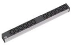 Bachmann LOCKABLE - Verl&auml;ngerungsschnur (Rack - einbauf&auml;hig) - 12 Ausgangsstecker -