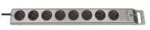 brennenstuhl Steckdosenleiste Super-Solid, 8-fach, silber (1153340118)