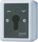 JUNG 834.28G Elektroschalter Key-operated switch Schwarz - Wei&szlig; (834.28G)