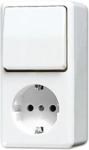 JUNG 676AWW Elektroschalter Rocker switch Wei&szlig; (676AWW)