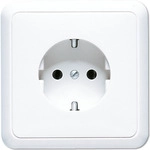 Jung 5520 WW Steckdose Typ F Wei&szlig; (5520WW)