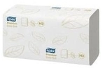 1 Karton TORK Falthandtuch Premium Extra Soft hochwei&szlig; 2-lagig mit Zick-Zack-Falzung