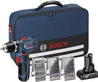 Bosch Professional GSR 12V-15 Akku-Bohrschrauber 12 V 4 Ah Li-Ion inkl. 2. Akku,