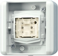 Jung 8471.01 LED W Lichtschalter Wei&szlig; (8471.01LEDW)
