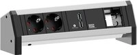 Bachmann DESK 1 - Verl&auml;ngerungsschnur - Wechselstrom 230 V - 2 Ausgangsstecker -