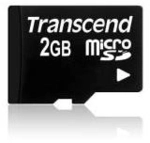 Transcend - Flash-Speicherkarte - 2GB - microSD (TS2GUSDC)