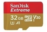 SanDisk Extreme - Flash-Speicherkarte (microSDHC/SD-Adapter inbegriffen) - 32GB - A1