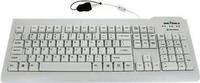 Seal Shielt Silver Seal Tastatur USB SSWKSV208DE weiss 100 Prozent wasserdicht und