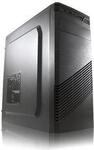 LC Power Classic 7037B - Midi Tower - ATX - ohne Netzteil - Schwarz, Geb&uuml;rstetes