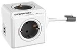 Allocacoc Powercube, Extended USB, 4xDosen(CEE7)->Stecker(CE (1407/DEEUPC)
