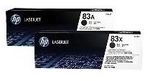 HP Toner CF283AD (83A) - Doppelpack - Schwarz - Kapazit&auml;t: 2x 1.500 Seiten (CF283AD)