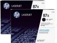 HP Toner CF287XD (87X) - Doppelpack - Schwarz - Kapazit&auml;t: 2x 18.000 Seiten