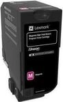 Lexmark Toner 74C2HM0 - Magenta - Kapazit&auml;t: 12.000 Seiten (74C2HM0)