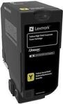 Lexmark - Hohe Ergiebigkeit - Gelb - original - Tonerpatrone LCCP, LRP, Lexmark