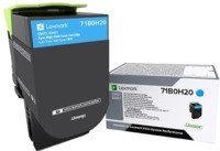 Lexmark X417 - Hohe Ergiebigkeit - Cyan - Original - Tonerpatrone LCCP, LRP - f&uuml;r