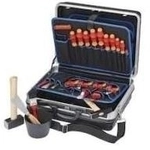 Knipex Werkzeugkoffer Basic, Montagekoffer best&uuml;ckt mit Grundausstattung VDE