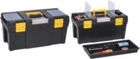 allit Werkzeugkoffer McPlus Promo 23, PP, schwarz/gelb unbest&uuml;ckt, 2 herausnehmbare