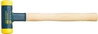 Wiha 02097 R&uuml;ckschlagfreier Schonhammer mit Hickory-Holzstiel 1250 g (02097)
