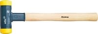 Wiha 02098 R&uuml;ckschlagfreier Schonhammer mit Hickory-Holzstiel 2000 g (02098)