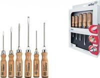 Wiha Holz Schlitz/Phillips Schraubendrehersatz - 6-tlg (07149)