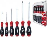 Wiha Werkstatt Schraubendreher-Set 6teilig SoftFinish Kreuzschlitz Phillips,