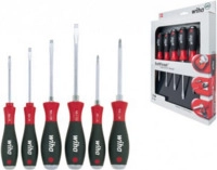 Wiha Werkstatt Schraubendreher-Set 6teilig SoftFinish Schlitz, Kreuzschlitz Pozidriv