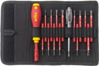Wiha slimVario Starter Set 2831T16, 16-teilig Alle g&auml;ngigen slimBits mit Griff in