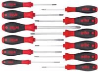 Wiha Werkstatt-Schraubendreher-Set SoftFinish 12-teilig Schlitz PH PZ TORX (302HK12)