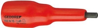 Gedore VDE IN 19 6 6124560 Innen-Sechskant VDE-Schraubendrehereinsatz 6 mm 1/2 (12.5