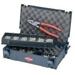 Knipex Crimpzange f&uuml;r Aderendh&uuml;lsen + Crimp-Sortiment (97 90 05)