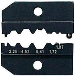 Knipex 97 49 50 Crimpeinsatz Koaxial-Steckverbinder RG174, RG58, RG188, RG316 Passend