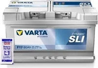 Varta 580406074 3132, Varta Autobatterie Blue Dynamic F17 12 V 80 Ah ETN 580 406 074