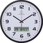 renkforce Funk Wanduhr HD-WRCL135 32 cm x 4.5 cm Schwarz (HD-WRCL135)