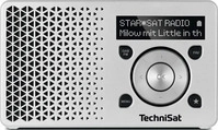 Technisat 0001/4997, TechniSat DigitRadio 1 - Tragbares DAB-Radio - 1 Watt - wei&szlig;,