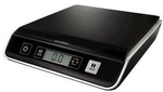 DYMO elektronische Briefwaage M2, Tragkraft: 2 kg, schwarz Wiegefl&auml;che: 150 x 150