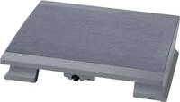 MAUL Fu&szlig;st&uuml;tze Komfortabel - mit Teppichbelag - ergonomisch - grau -...