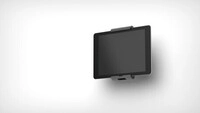 DURABLE TABLET HOLDER WALL - Wandhalterung f&uuml;r Tablett - Aluminium, ABS-Kunststoff -