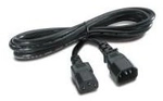 APC - Stromkabel - power IEC 60320 C13 zu IEC 60320 C14 - 2,4m - Schwarz - f&uuml;r P/N: