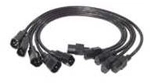 APC - Stromkabel - power IEC 60320 C13 zu IEC 60320 C14 - 61cm - Schwarz (AP9890)