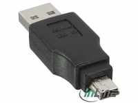 InLine 33441C, INLINE - USB-Adapter - USB Typ A, 4-polig (M) - Mini-USB, Typ A (M) (