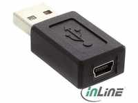 InLine 33500A, InLine USB 2.0 Adapter, Stecker A auf Mini-5pol Buchse (33500A)