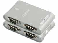 Logilink AU0032, USB Adapter Logilink USB 2.0 zu 4 x Serial (AU0032)