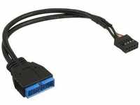 InLine 33449I, InLine USB 2.0 zu 3.0 Adapterkabel intern, USB 2.0 Mainboard auf USB