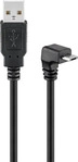 Wentronic 95343, Wentronic Goobay USB 2.0 Hi-Speed Kabel, Schwarz, 1.8 m - geeignet