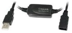 Logilink - USB-Verl&auml;ngerungskabel - USB Typ A, 4-polig (M) - USB Typ A, 4-polig (W)