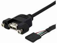 Startech USBPNLAFHD3, StarTech.com USB2.0 Blendenmontage Kabel - USA A auf Mainboard