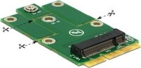 DeLOCK Adapter MiniPCIe > M.2 NGFF - Speicher-Controller - M.2 (M.2) - 1 Sender/Kanal